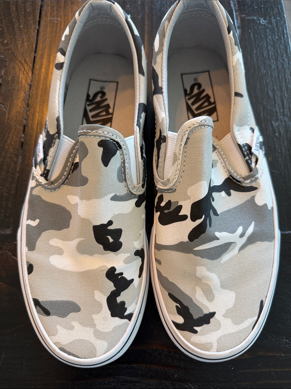 Women’s camo VANS size 7